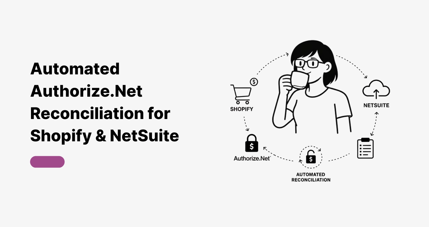 Automated Authorize.Net Reconciliation for Shopify & NetSuite