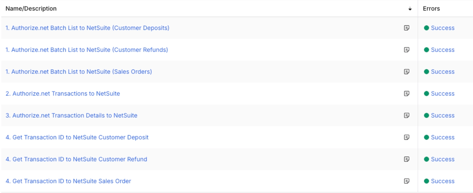 Automated AuthorizeNet Reconciliation for Shopify & NetSuite flows