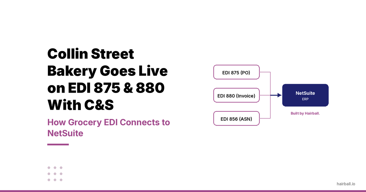 Collin Street Bakery Goes Live on EDI 875 and 880 With C&S